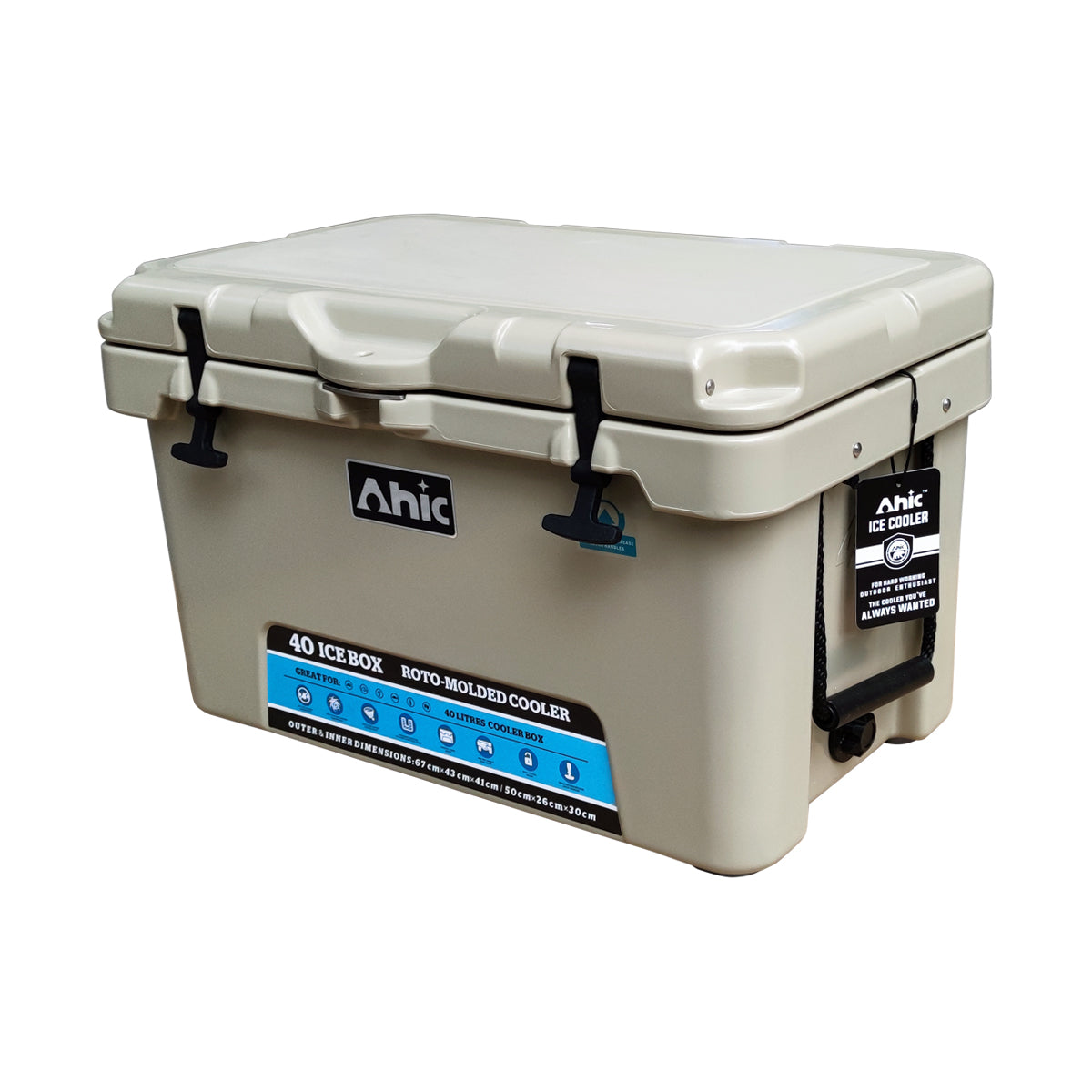 AHIC 45L Premium ice box - Tan