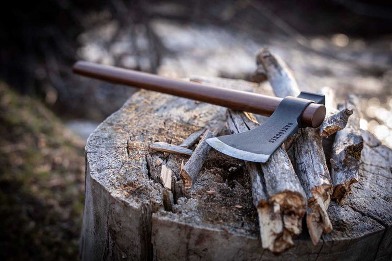 Load image into Gallery viewer, Barebones Field Hatchet And Sheath
