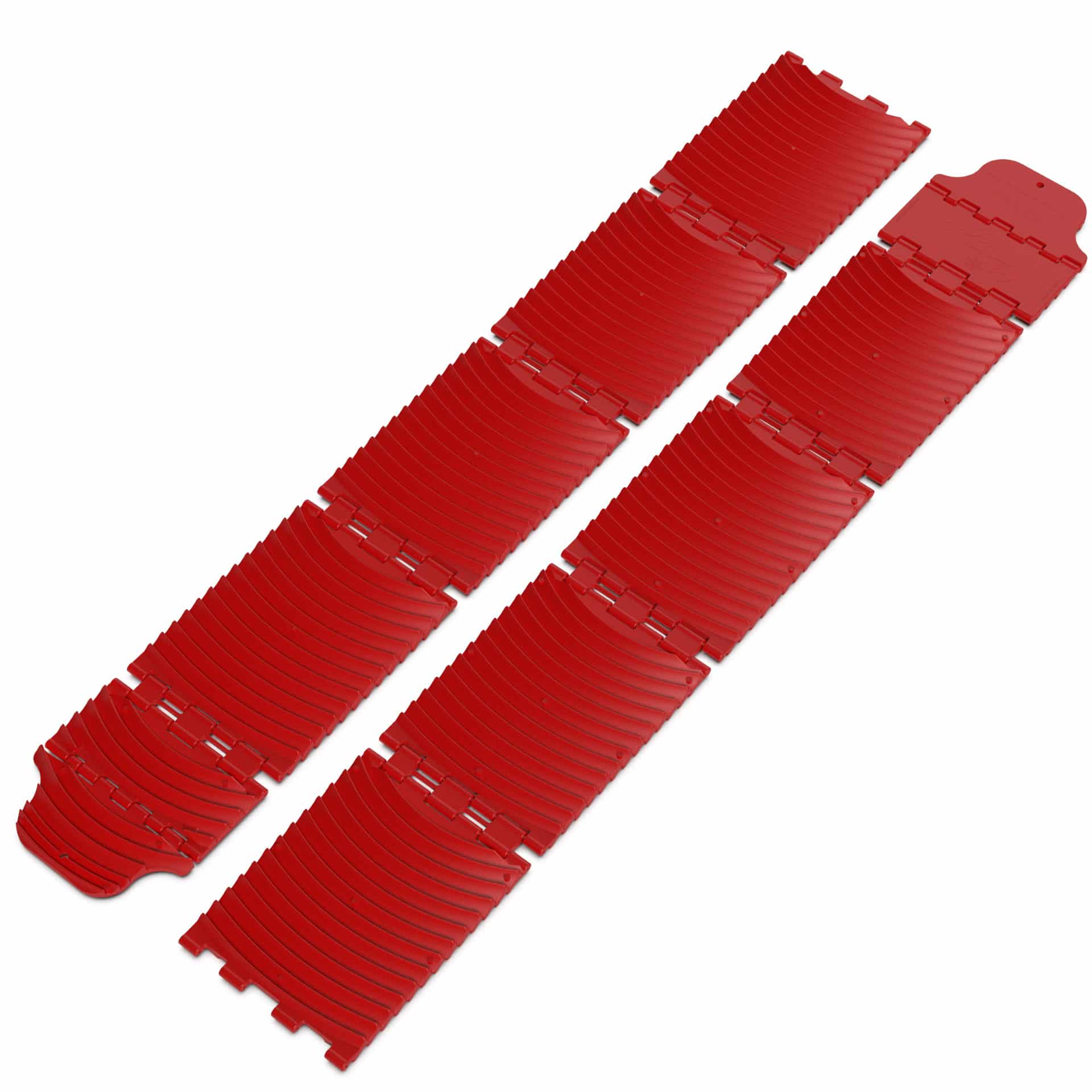 GoTreads XL Folding Recovery Boards Red - (1x Pair)