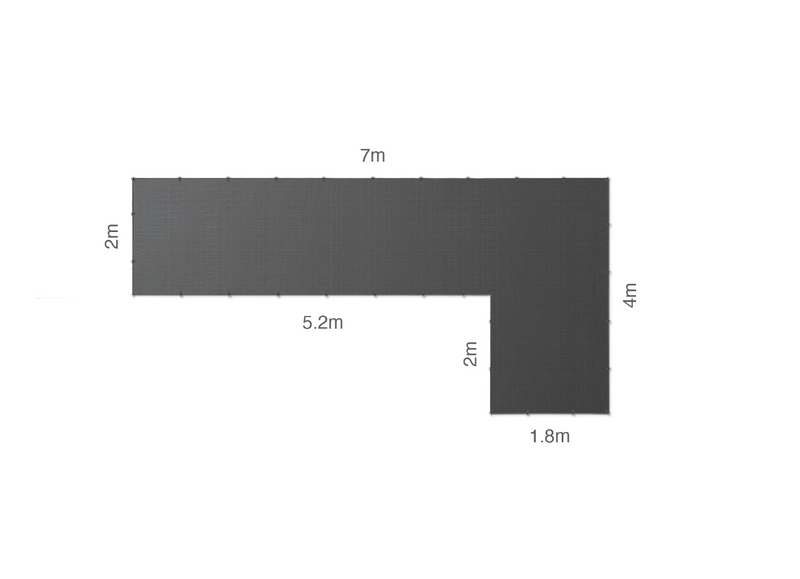 Load image into Gallery viewer, CGear L-Shape Multimat - Outdoor Camping Mat - 7m
