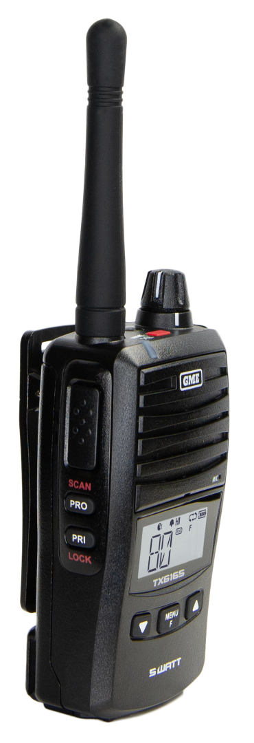 Load image into Gallery viewer, GME TX6165 5/1 Watt UHF CB Handheld Radio including Accessories
