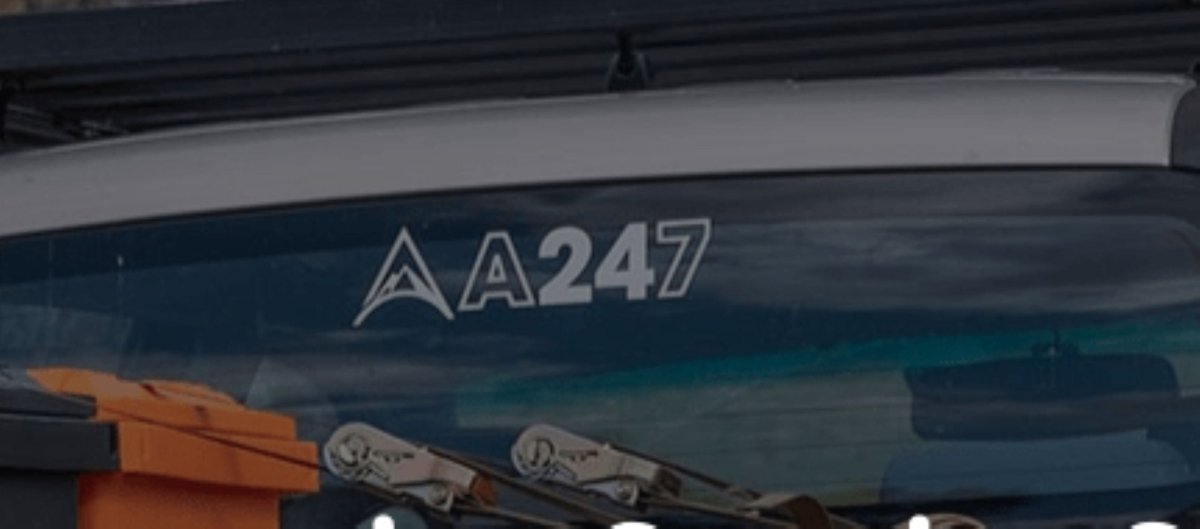 A247 - Vinyl Cut Horizontal Sticker | A247 | A247 Gear