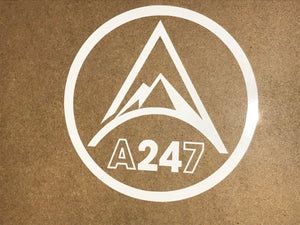 A247 - Vinyl Cut Sticker Round 100mm | A247 | A247 Gear