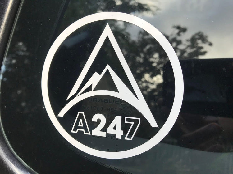 A247 - Vinyl Cut Sticker Round 100mm | A247 | A247 Gear