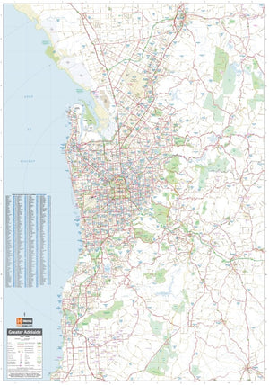 Adelaide and Region Wall Map | Hema Maps - Maps | A247 Gear