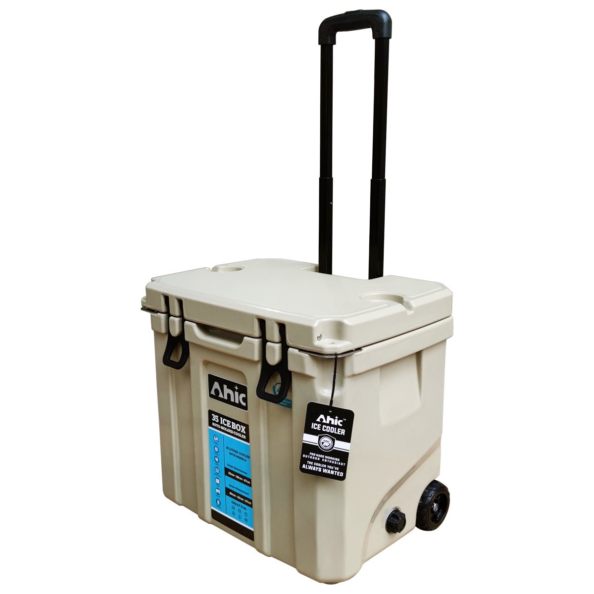AHIC 35L AHIC Premium ice box with wheels - Tan | AHIC | A247 Gear