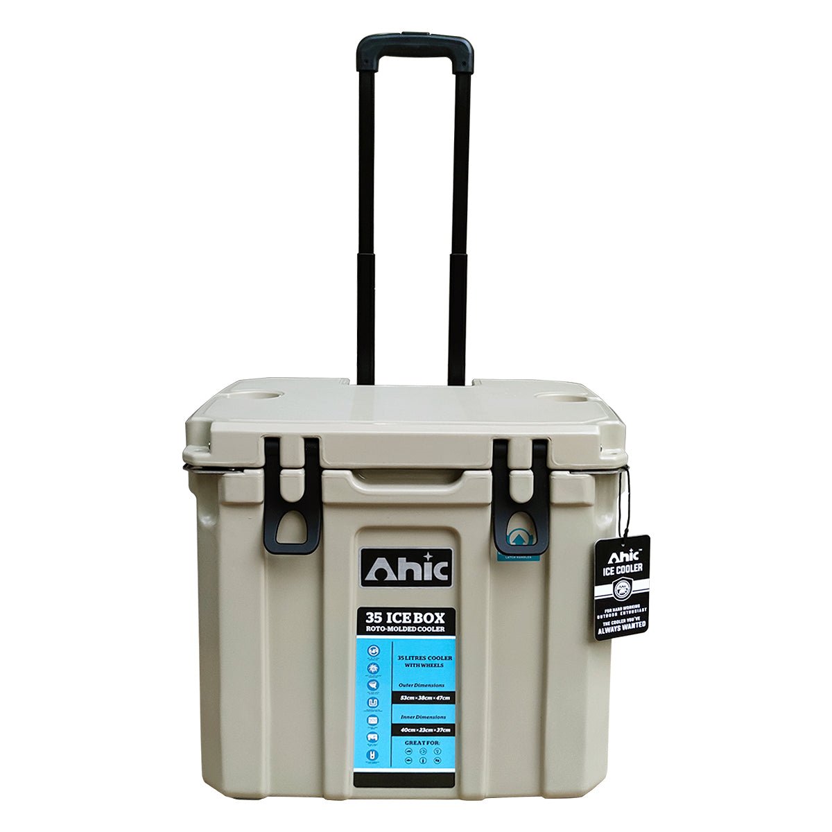 AHIC 35L AHIC Premium ice box with wheels - Tan | AHIC | A247 Gear