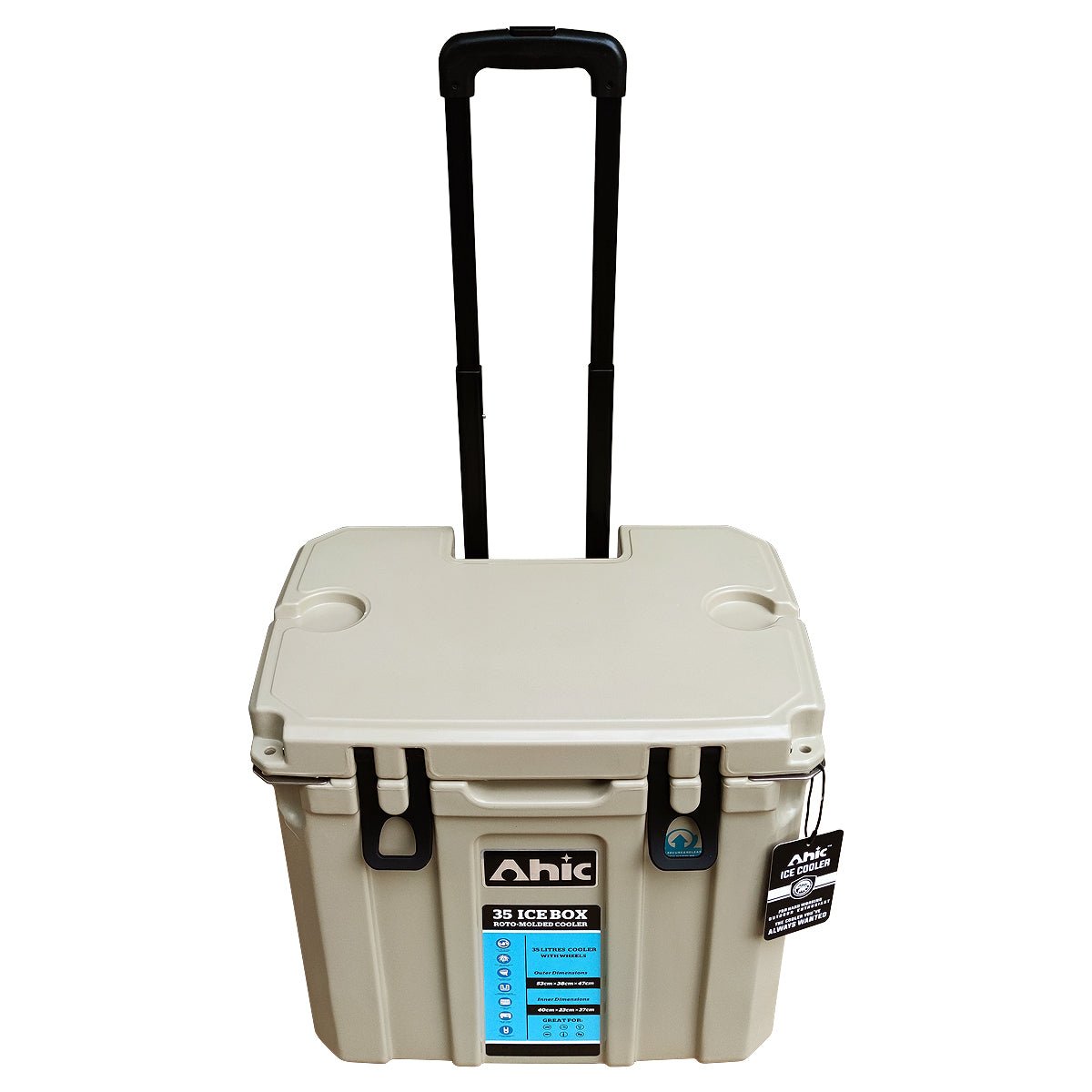 AHIC 35L AHIC Premium ice box with wheels - Tan | AHIC | A247 Gear