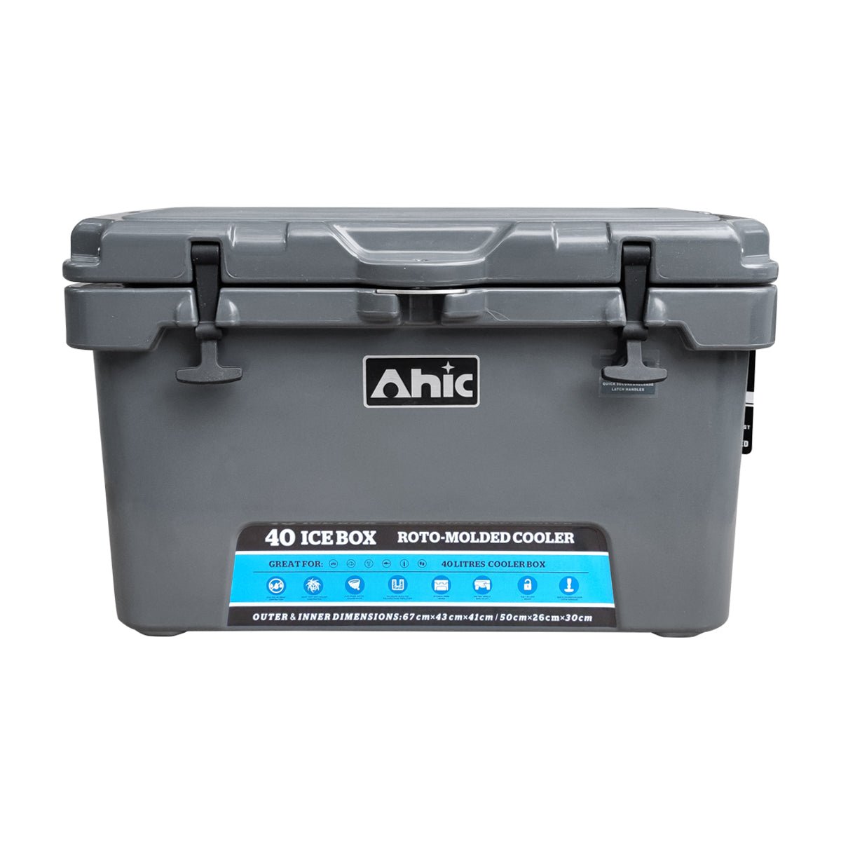 AHIC 45L AHIC Premium ice box - grey | AHIC | A247 Gear