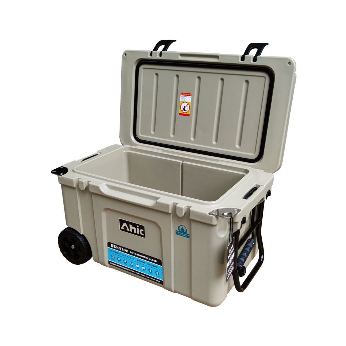 AHIC 55L AHIC Premium ice box with wheels - Tan | AHIC | A247 Gear