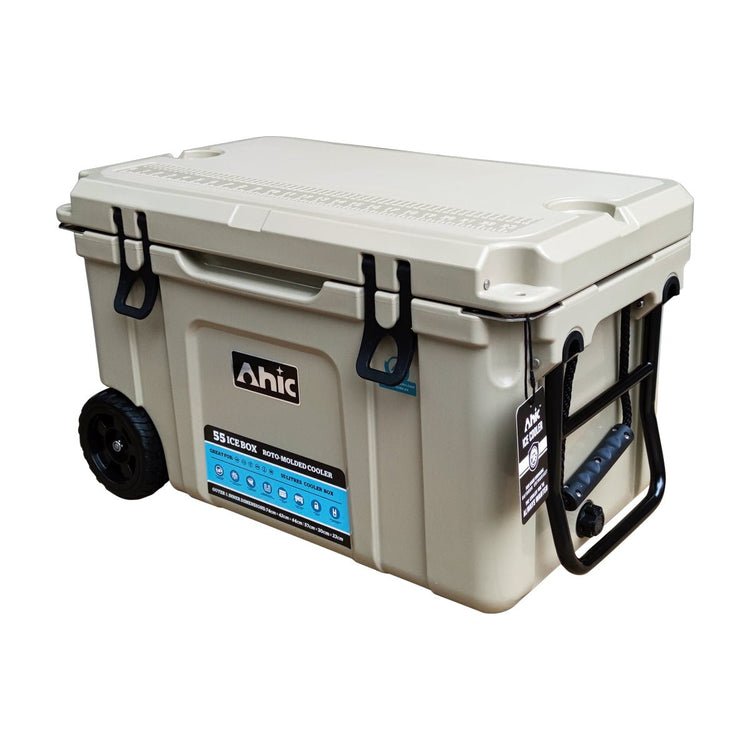 AHIC 55L AHIC Premium ice box with wheels - Tan | AHIC | A247 Gear