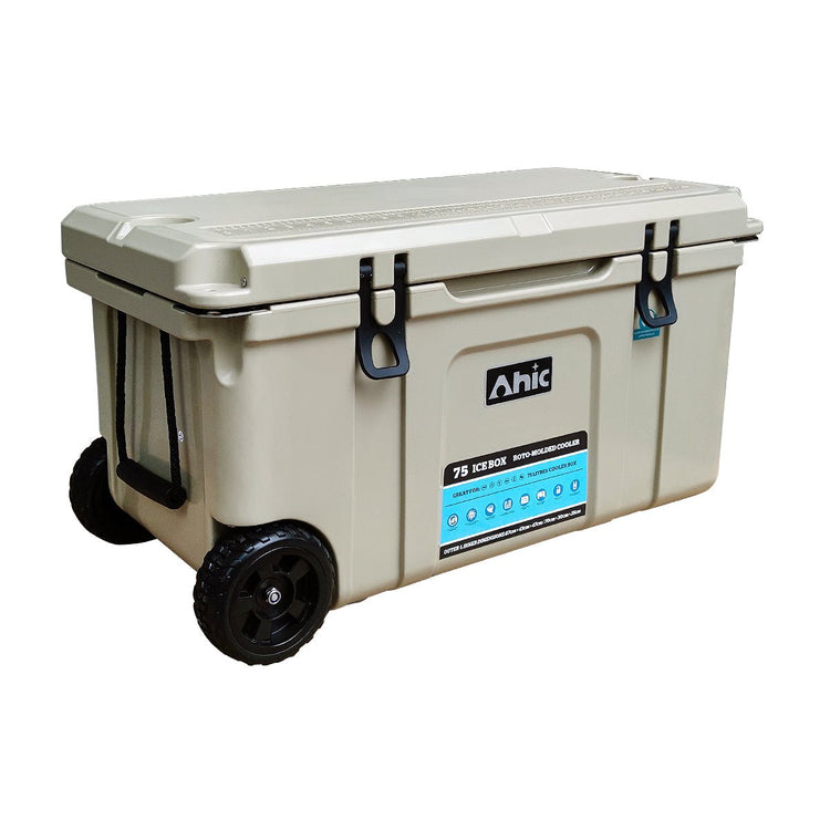 AHIC 75L AHIC Premium ice box with wheels - Tan | AHIC | A247 Gear