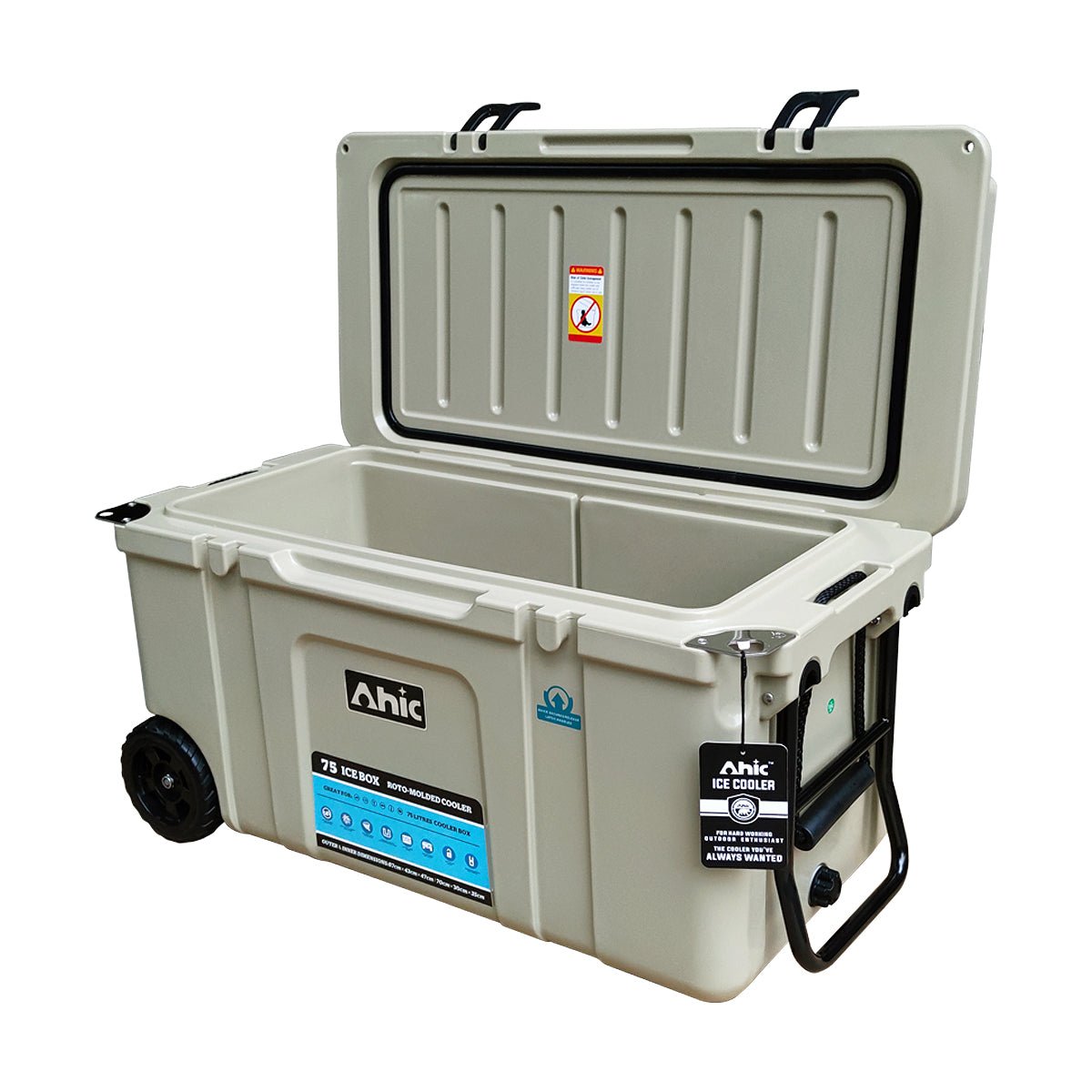 AHIC 75L AHIC Premium ice box with wheels - Tan | AHIC | A247 Gear