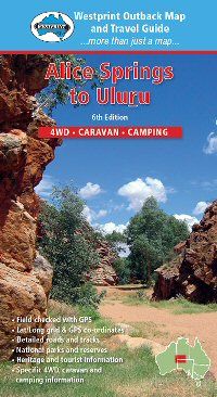 Alice Springs to Uluru Map | Westprint | A247 Gear