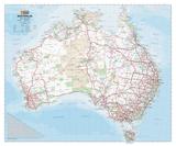 AUSTRALIA HANDY LAMINATED MAP - TUBE PACKAGED WITH HANG SELL TAB (5 PACK) | Hema Maps - Other | A247 Gear