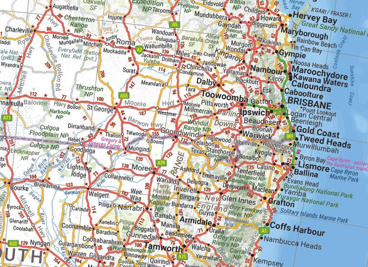 Australia Handy Map | Hema Maps - Maps | A247 Gear