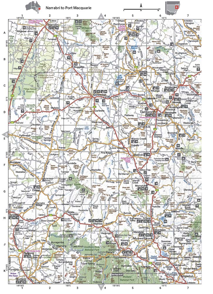 Australia Road & 4WD Atlas (Perfect Bound) - 252 x 345mm | Hema Maps - Books | A247 Gear