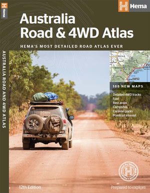 Australia Road & 4WD Atlas (Perfect Bound) - 252 x 345mm | Hema Maps - Books | A247 Gear