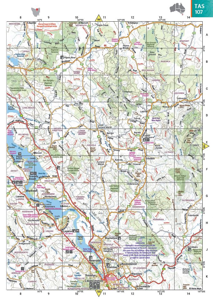 Australia Road & 4WD Easy Read Atlas - 292 x 397mm | Hema Maps - Books | A247 Gear