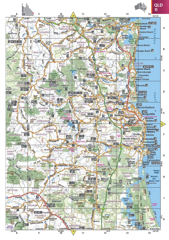 Australia Road & 4WD Easy Read Atlas - 292 x 397mm | Hema Maps - Books | A247 Gear