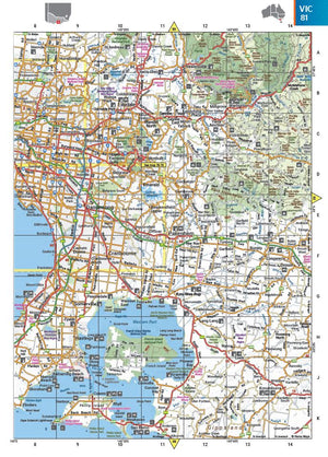 Australia Road & 4WD Easy Read Atlas - 292 x 397mm | Hema Maps - Books | A247 Gear