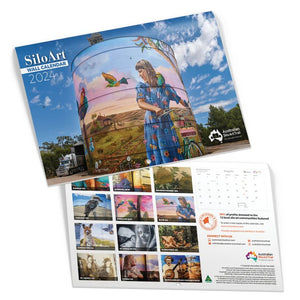 Australian Silo Art Wall Calendar 2024 | Australian Silo Art Trail | A247 Gear