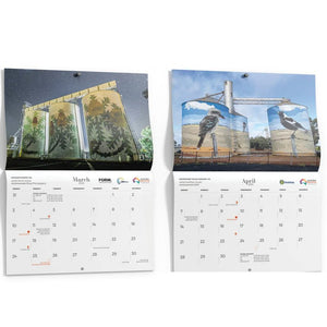 Australian Silo Art Wall Calendar 2024 | Australian Silo Art Trail | A247 Gear