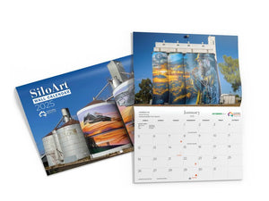 Australian Silo Art Wall Calendar 2025 | Australian Silo Art Trail | A247 Gear