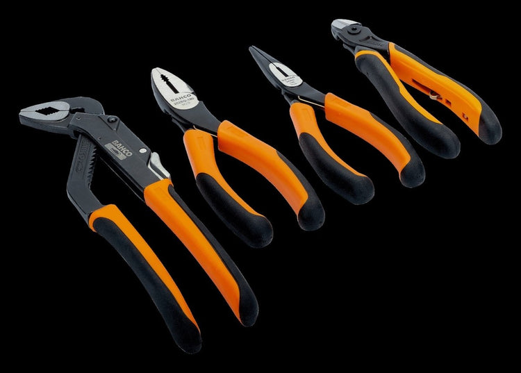 Bahco ERGO All Round Pliers Tool Set - 4 Pcs | Bahco | A247 Gear