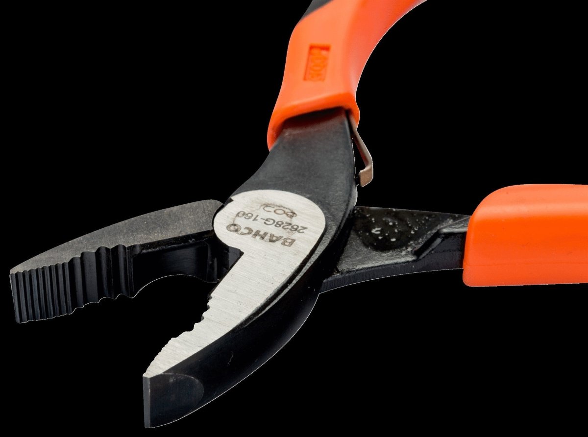 BAHCO ERGO Combination Pliers with Dual - Component Handle and Phosphate Finish | Bahco | A247 Gear