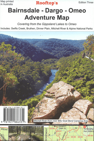 Bairnsdale - Dargo - Omeo Map | Rooftop Maps | A247 Gear