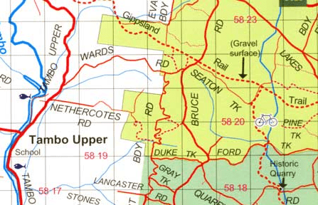 Bairnsdale - Dargo - Omeo Map | Rooftop Maps | A247 Gear