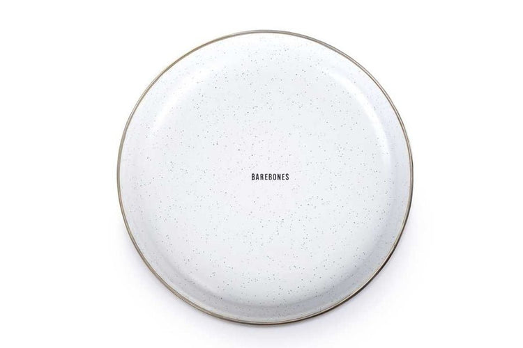 Barebones - Enamel Salad Plate Set of 2 - Eggshell | Barebones | A247 Gear