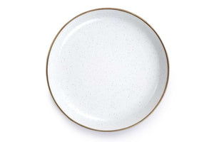 Barebones - Enamel Salad Plate Set of 2 - Eggshell | Barebones | A247 Gear