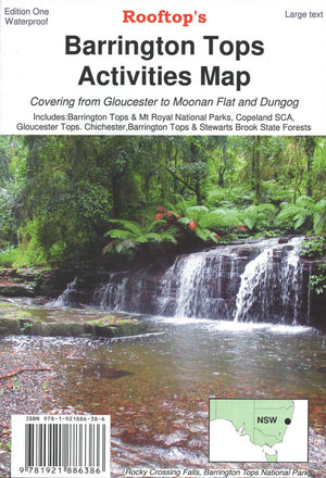 Barrington Tops Activities Map | Rooftop Maps | A247 Gear