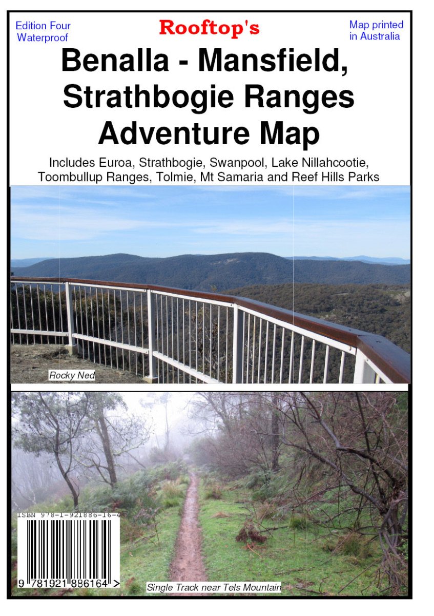 Benalla - Mansfield - Strathbogie Ranges Map | Rooftop Maps | A247 Gear