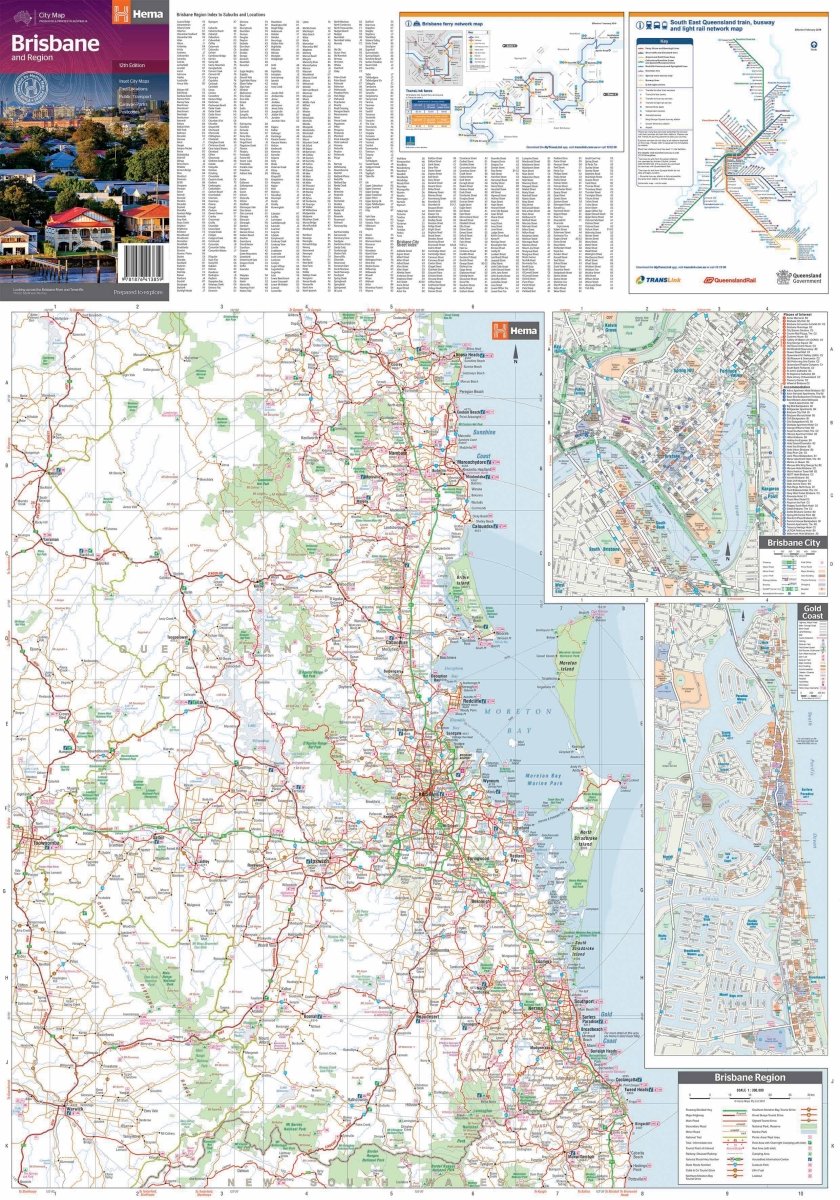 Brisbane & Region Map | Hema Maps - Maps | A247 Gear