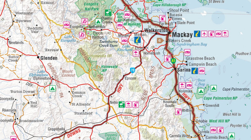 Load image into Gallery viewer, Brisbane to Cairns Map | Hema Maps - Maps | A247 Gear
