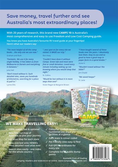 Camps 10 spiral easy to read (B4) with Camp Snaps | Camps Australia Wide | A247 Gear