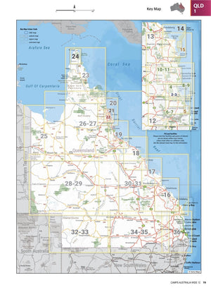 Camps 12 Easy to Read, Campsite photos and larger maps (B4) | Camps Australia Wide | A247 Gear