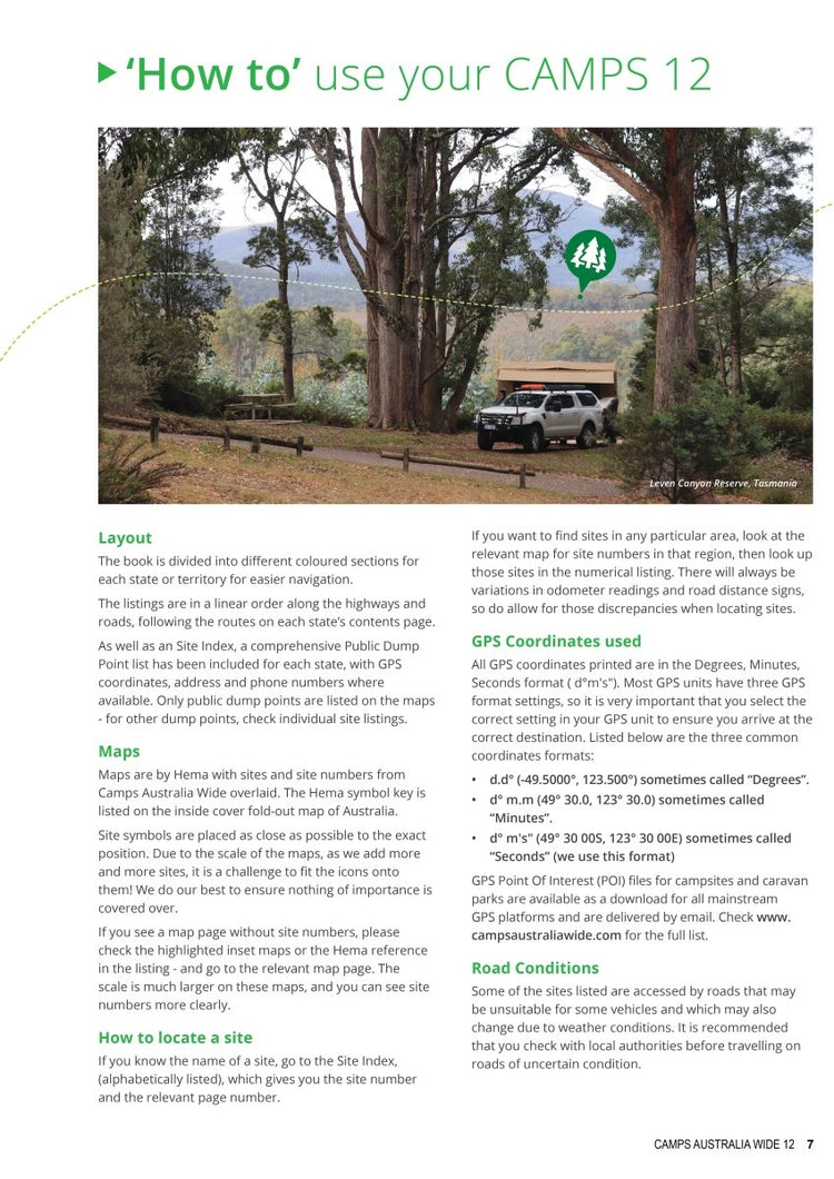 Camps 12 Standard Edition (A4) | Camps Australia Wide | A247 Gear