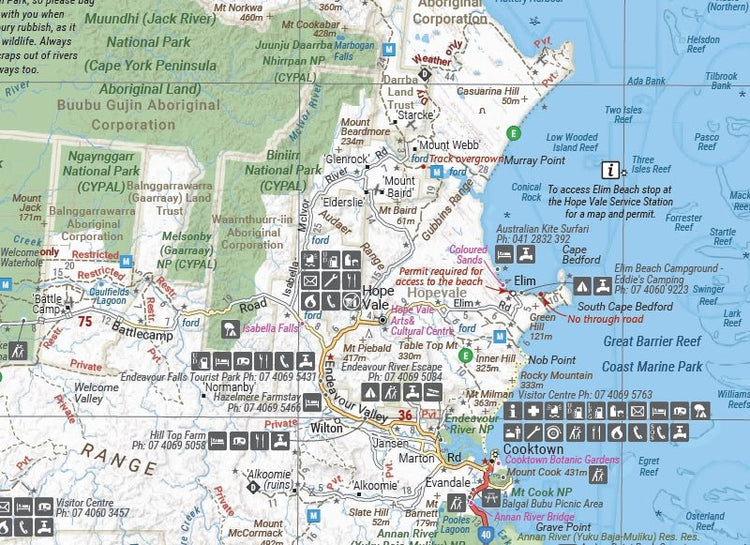 Cape York Map | Hema Maps - Maps | A247 Gear