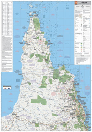 Cape York Wall Map | Hema Maps - Maps | A247 Gear