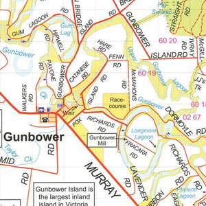 Cohuna - Echuca - Gunbower Map | Haymans Maps | A247 Gear