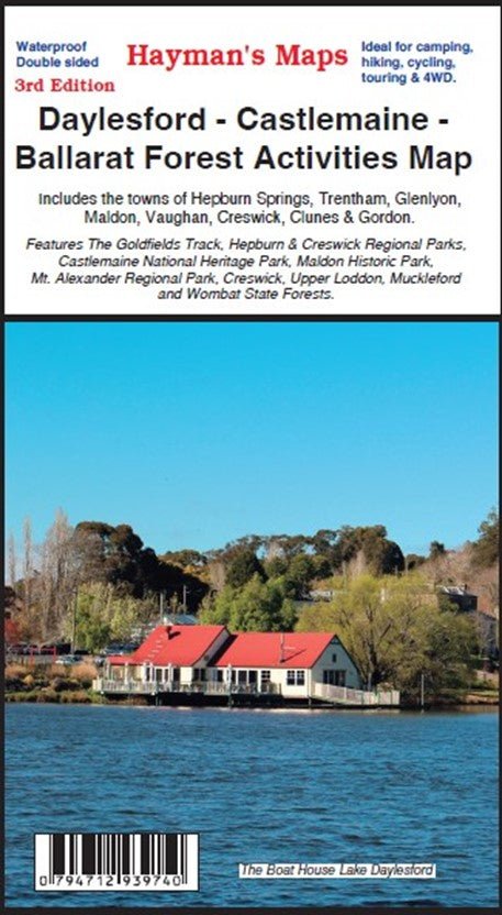 Daylesford – Castlemaine – Ballarat Forest Activities Map | Haymans Maps | A247 Gear