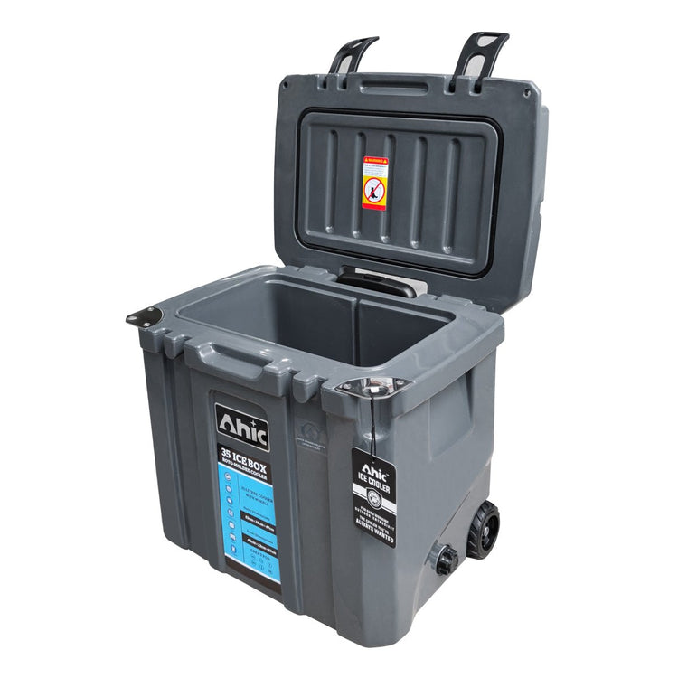 DL35 Cooler With Wheels Grey | AHIC | A247 Gear