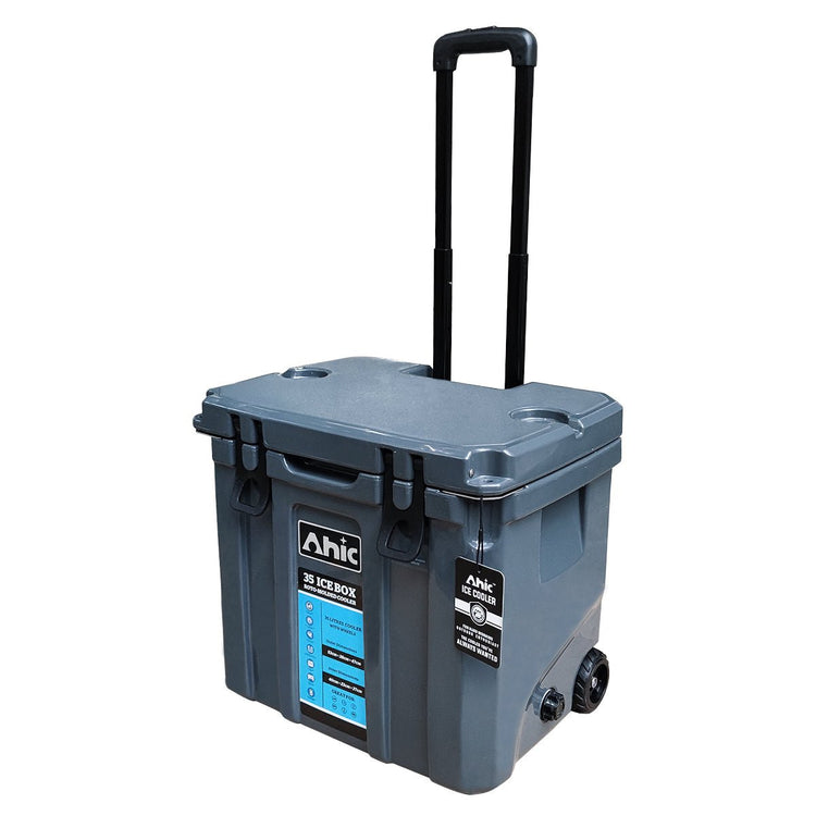 DL35 Cooler With Wheels Grey | AHIC | A247 Gear