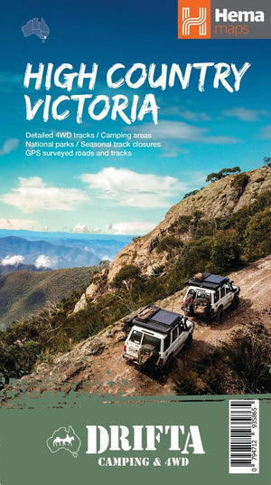 Drifta Custom Map - The Victorian High Country | Hema Maps - Maps | A247 Gear