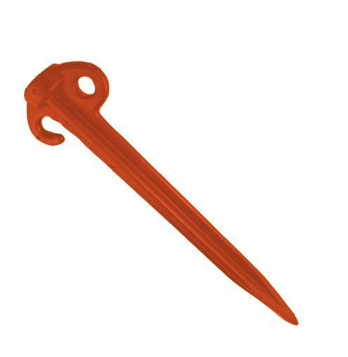 Supa Peg - Plastic Supa Tent Peg  (Orange 300mm)