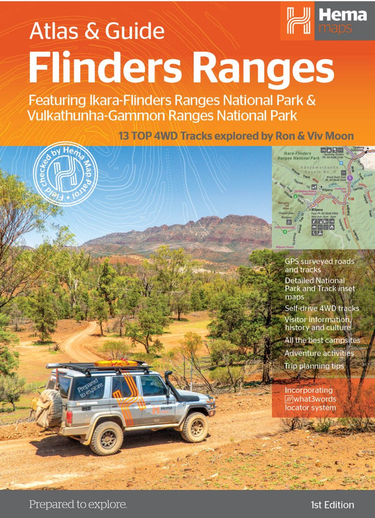 Flinders Ranges Atlas & Guide | Hema Maps - Books | A247 Gear